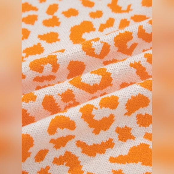 Wild & Cozy Chunky Knit Cardi - Sherbet - Picture 10 of 10